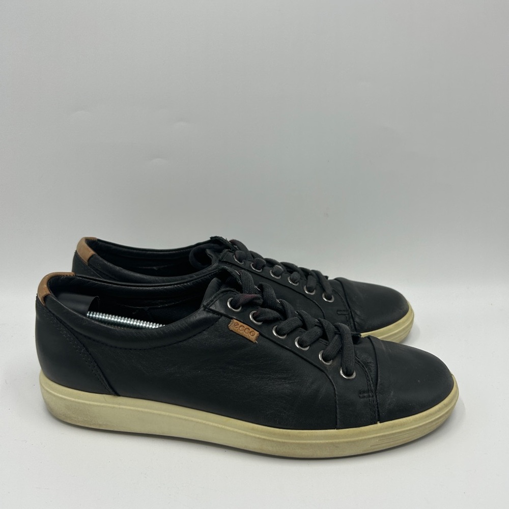 Ecco Black Leather Shoes Women Size 40 US 9